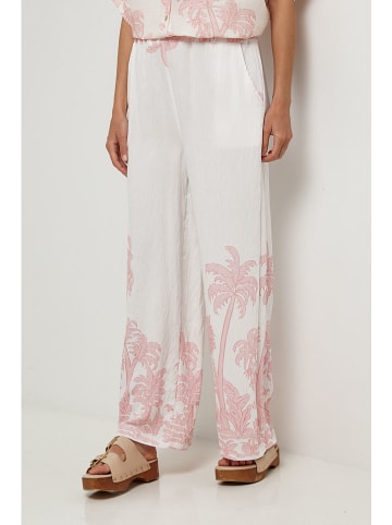 Lin Passion Hose in Creme/ Rosa