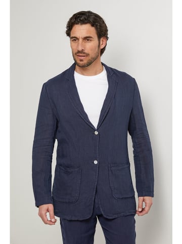 Lin Passion Leinen-Blazer in Dunkelblau