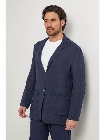 Lin Passion Leinen-Blazer in Dunkelblau