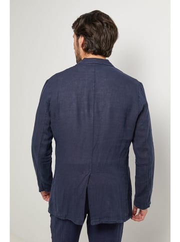 Lin Passion Leinen-Blazer in Dunkelblau