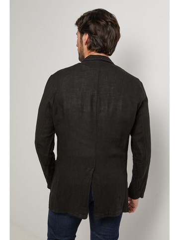 Lin Passion Leinen-Blazer in Schwarz