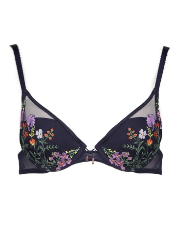 LASCANA Push-up beha donkerblauw/meerkleurig