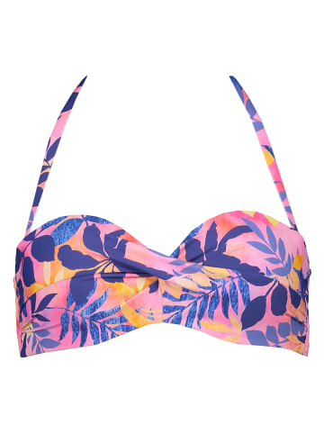Vivance Bikini-Oberteil "Leilani" in Pink/ Blau