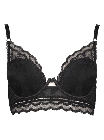 LASCANA Biustonosz push-up "Fina" w kolorze czarnym