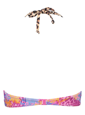 Buffalo Bikinitop "Haruna" roze/blauw