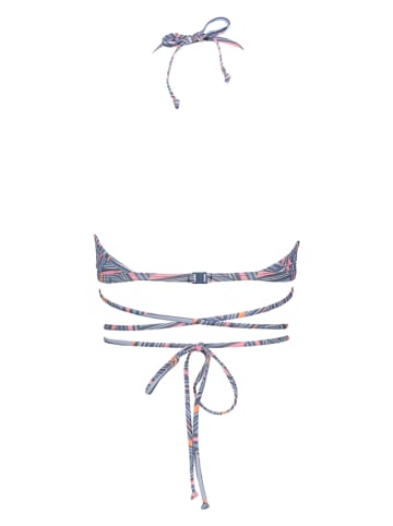 LASCANA Bikinitop "Lisa" blauw/oranje