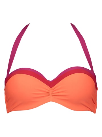 s.Oliver Biustonosz bikini "Yella" w kolorze pomarańczowo-różowym