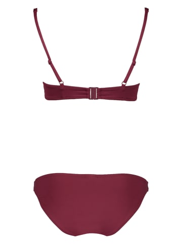 s.Oliver Bikini "Solo" w kolorze bordowym