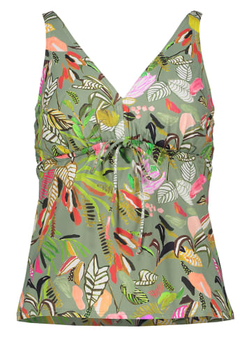 s.Oliver Tankini-Oberteil "Herbst" in Grün