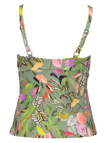 s.Oliver Tankini-Oberteil "Herbst" in Grün