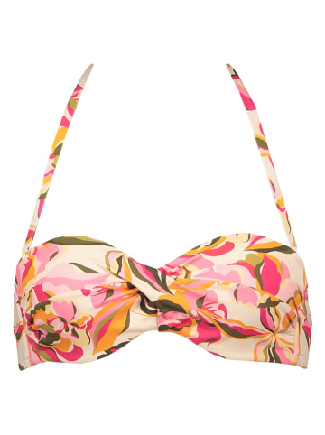 s.Oliver Biustonosz bikini "Bauhinia" w kolorze kremowo-różowym