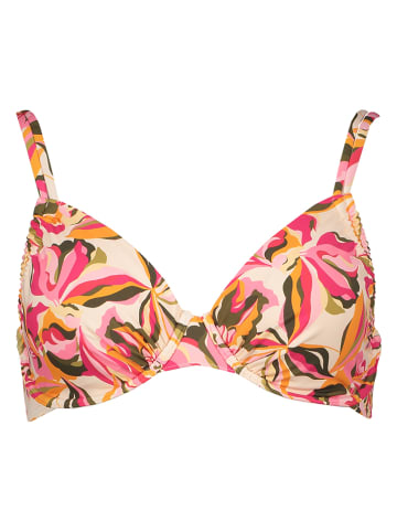 s.Oliver Biustonosz bikini "Bauhinia" w kolorze kremowo-różowym