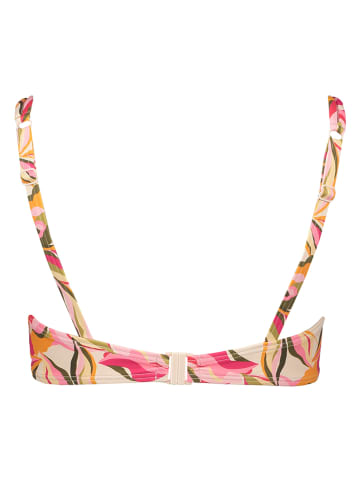 s.Oliver Bikini-Oberteil "Bauhinia" in Creme/ Pink
