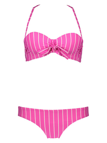 Vivance Bikini "Suru" w kolorze różowo-białym