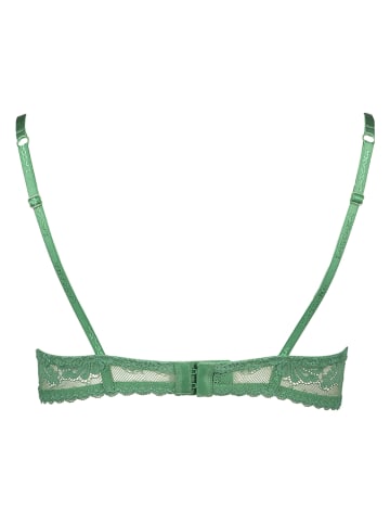 LASCANA Biustonosz push-up "Daisy" w kolorze zielonym