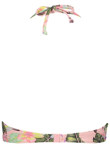 s.Oliver Bikini-Oberteil "Azalea" in Hellgrün/ Rosé
