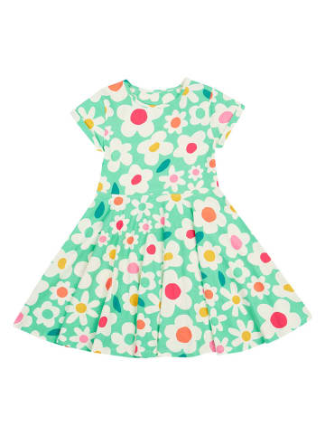 Frugi Kleid "Spring Skater" in Mint/ Weiß
