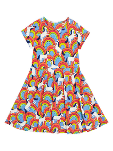 Frugi Kleid "Spring Skater" in Rot/ Hellblau