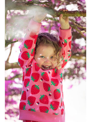 Frugi Trui "Easy One" lichtroze/rood