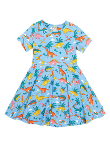 Frugi Kleid "Sunshine Skater" in Hellblau/ Orange