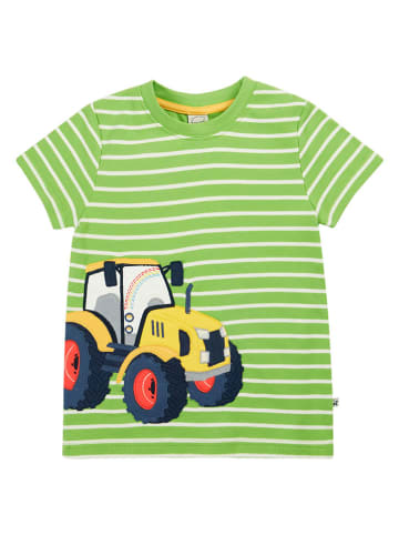 Frugi Shirt "Sid" in Grün/ Gelb