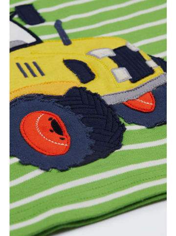 Frugi Shirt "Sid" in Grün/ Gelb