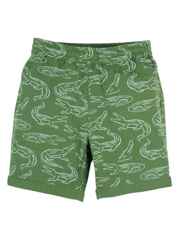 Frugi Dwustronne szorty "Croc Time" w kolorze khaki