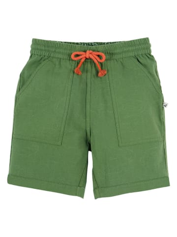 Frugi Omkeerbare short "Croc Time" kaki