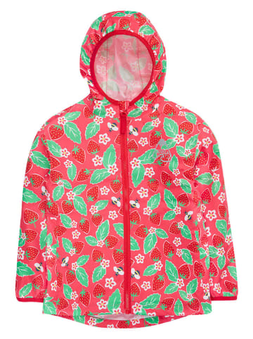Frugi Regenjacke "Strawberries" in Rot/ Grün