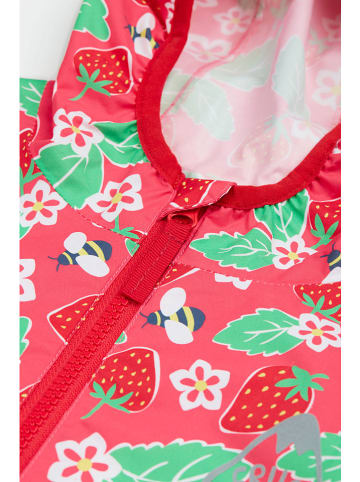 Frugi Regenjacke "Strawberries" in Rot/ Grün