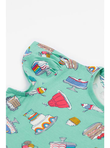 Frugi Jurk "Morwenna" mintgroen/rood