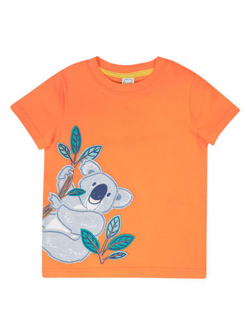 Frugi Shirt "Carsen" in Orange/ Grau