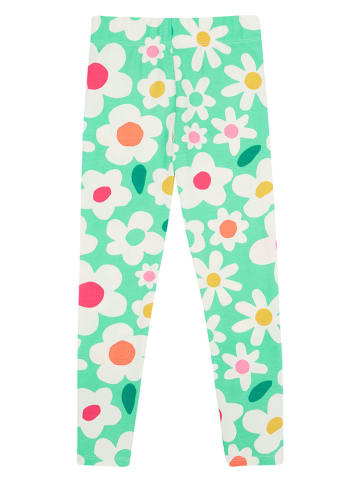 Frugi Leggings "Leona" in Mint/ Weiß