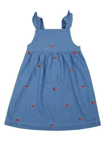 Frugi Jeans-Kleid "Willa" in Blau/ Rot