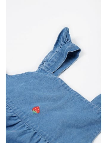 Frugi Jeans-Kleid "Willa" in Blau/ Rot