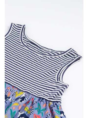 Frugi Kleid "Holiday" in Blau/ Dunkelblau/ Weiß