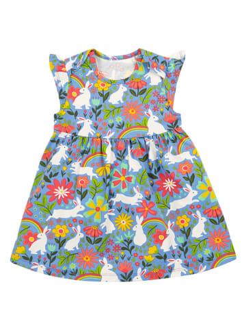 Frugi Kleid "Bella" in Hellblau/ Weiß/ Rot