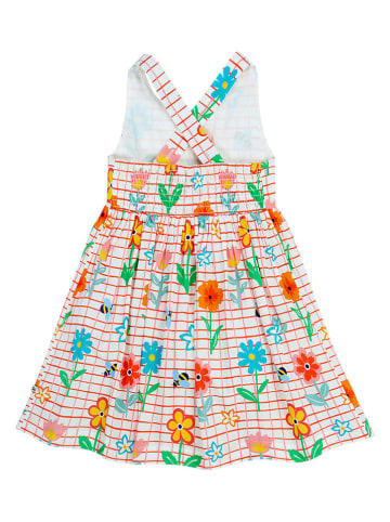 Frugi Kleid "Delphi" in Rot/ Türkis/ Weiß
