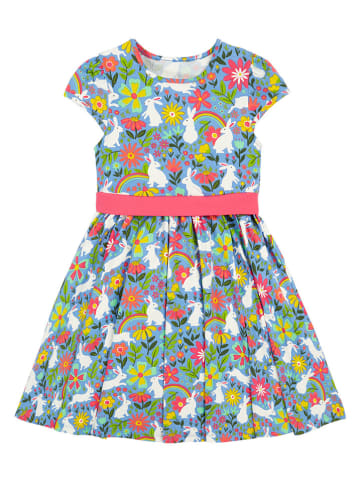 Frugi Kleid "Issey" in Pink/ Hellblau/ Grün