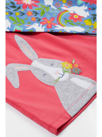 Frugi 2tlg. Outfit "Iris" in Pink/ Hellblau
