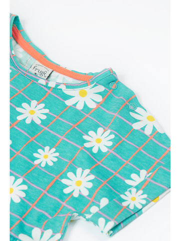 Frugi 2tlg. Outfit "Delilah" in Türkis/ Orange/ Weiß