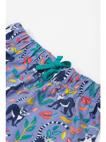 Frugi Short "Lemur" blauw/geel