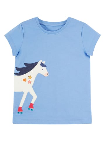 Frugi Shirt "Elise" in Hellblau/ Weiß