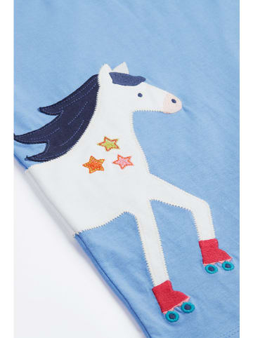 Frugi Shirt "Elise" in Hellblau/ Weiß