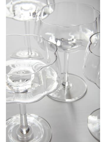 Jotex 4er-Set: Cocktailgläser "Nina" in Transparent - 250 ml