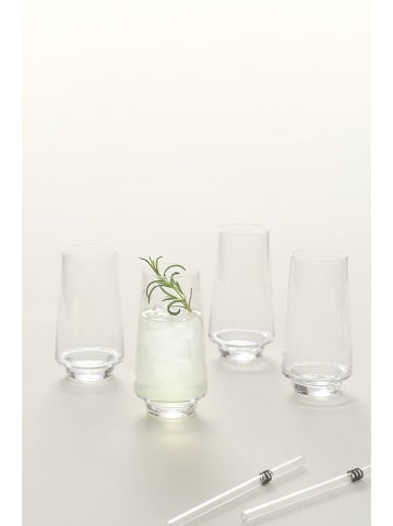 Jotex 4er-Set: Gläser "Kai" in Transparent - 450 ml