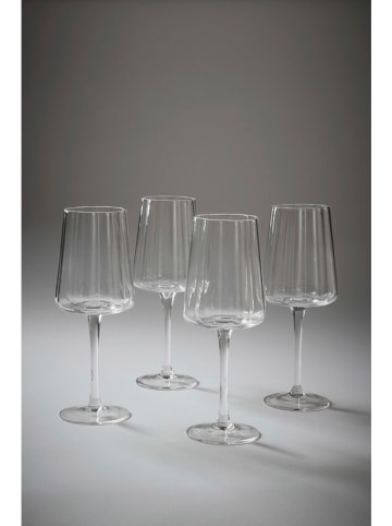 Jotex 4er-Set: Weingläser "Nina" in Transparent - 340 ml