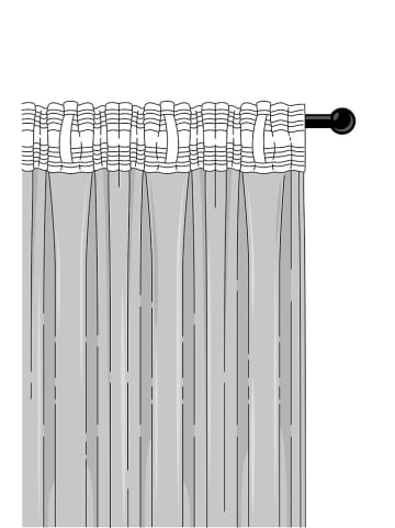 Jotex Gordijn "Layer" crème
