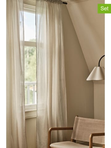Jotex 2er-Set: Vorhänge "Layer" in Beige