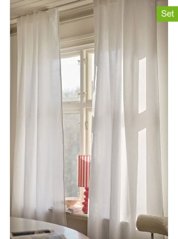 Jotex 2-delige set: gordijnen "Lina" wit